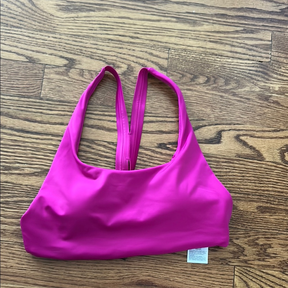 Athleta Hot Pink Swim Bikini Top size XS
